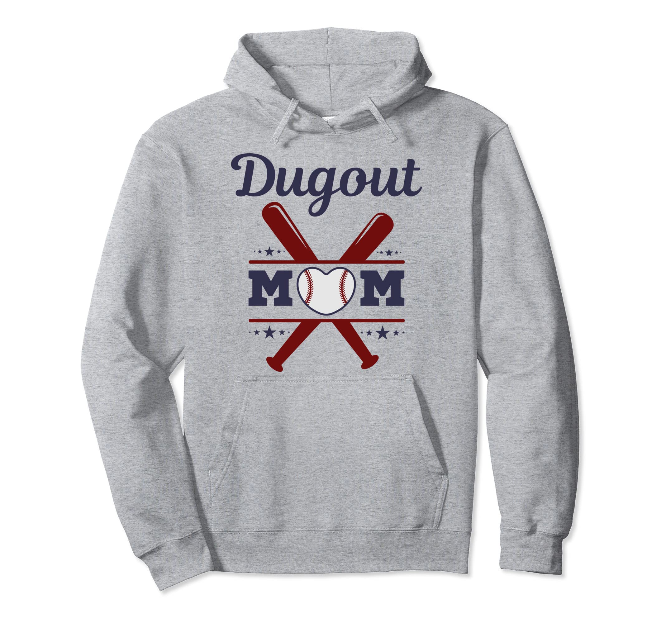 Funny Baseball Dugout Mom T Ball Baseball Hoodie - Graphic Print Unisex - T-Shirt, Sweatshirt, Hoodie