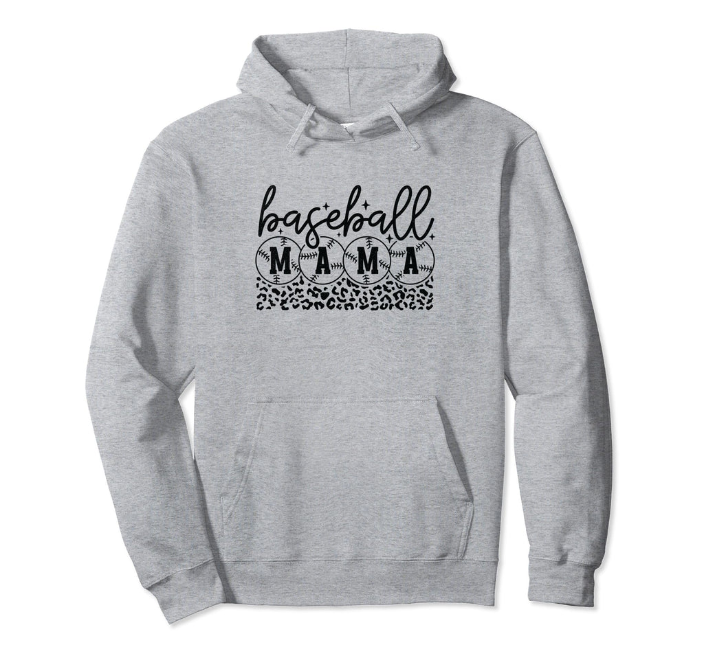 Baseball Mama Hoodie - Custom Art Print Men Women - T-Shirt, Sweatshirt, Hoodie