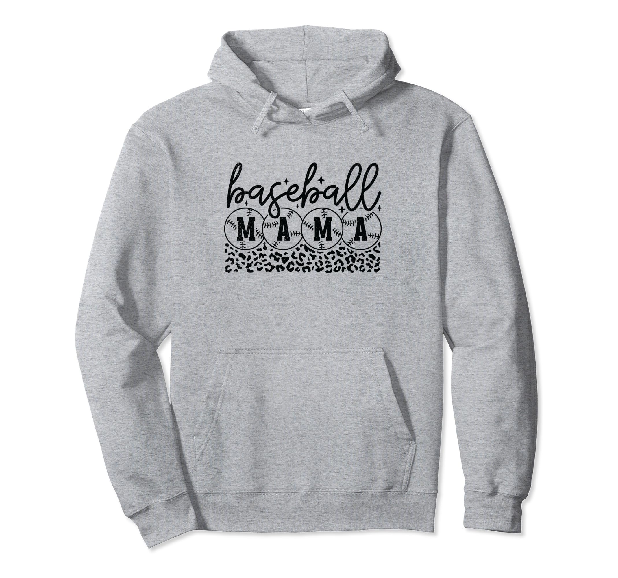 Baseball Mama Hoodie - Custom Art Print Men Women - T-Shirt, Sweatshirt, Hoodie