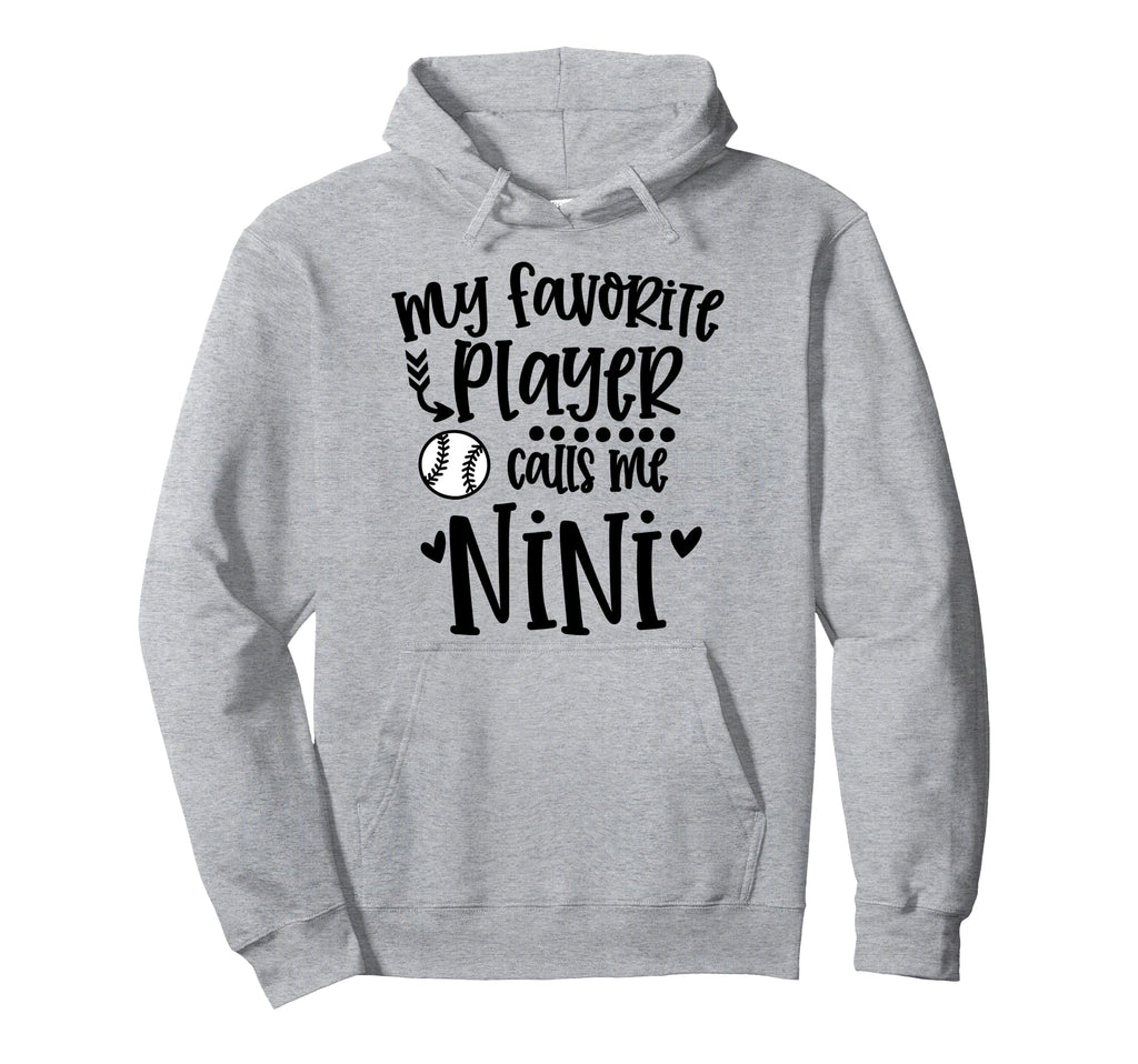My Favorite Baseball Player Calls Me Hoodie - Trendy Graphic for Adults - T-Shirt, Sweatshirt, Hoodie