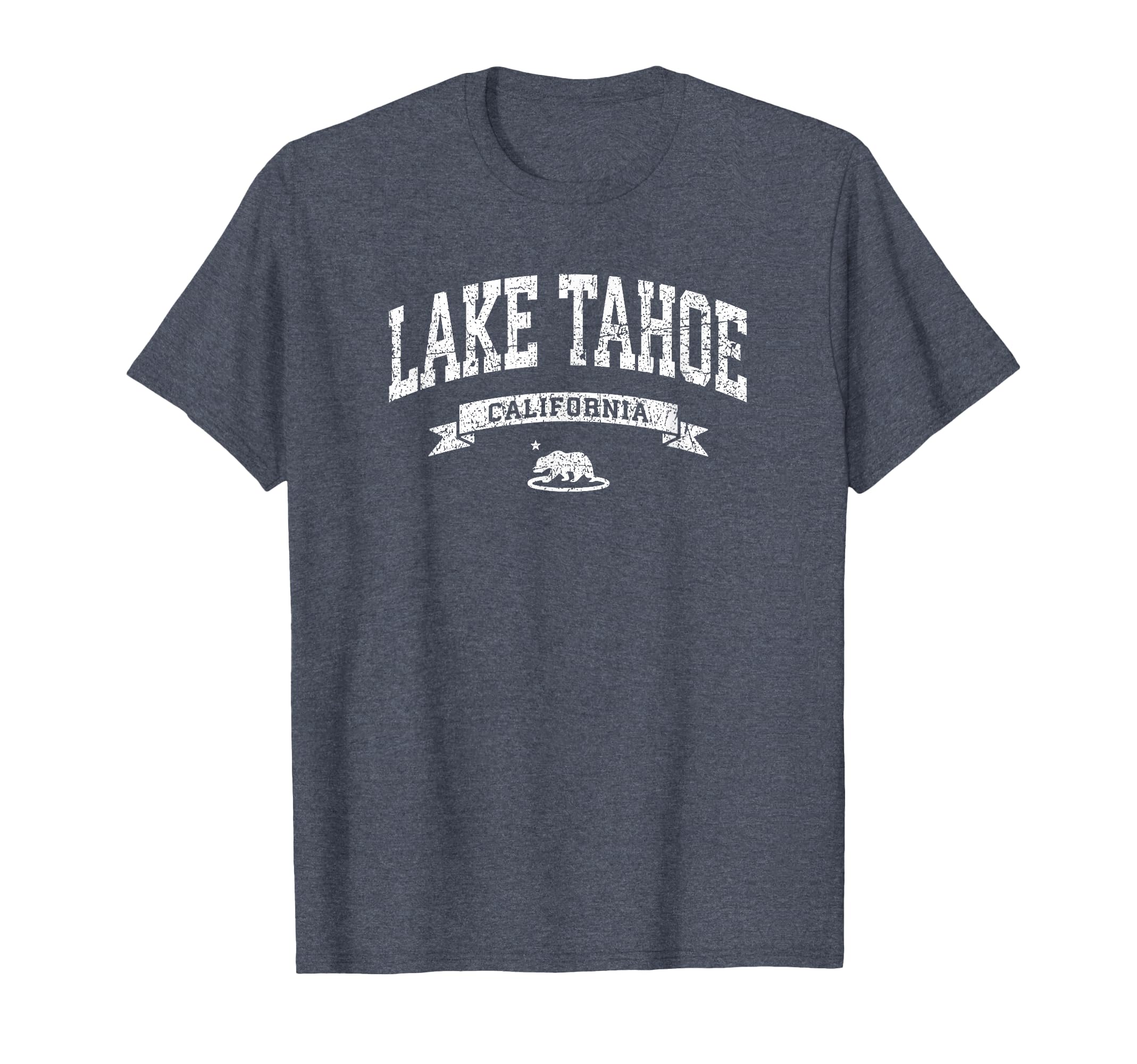 Lake Tahoe California Ca Distressed T-Shirt - Minimalist Print for Adults - T-Shirt, Sweatshirt, Hoodie