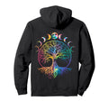 Boho Life Tree Phases Moon Bohemian Rainbow Hoodie - Trendy Graphic Unisex - T-Shirt, Sweatshirt, Hoodie