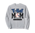 T Ball Mom Blue Varsity Baseball Mama Sweatshirt - Custom Art Print Unisex - T-Shirt, Sweatshirt, Hoodie