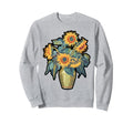 Boho Flower Block Sweatshirt - Unique Graphic for Adults - T-Shirt, Sweatshirt, Hoodie