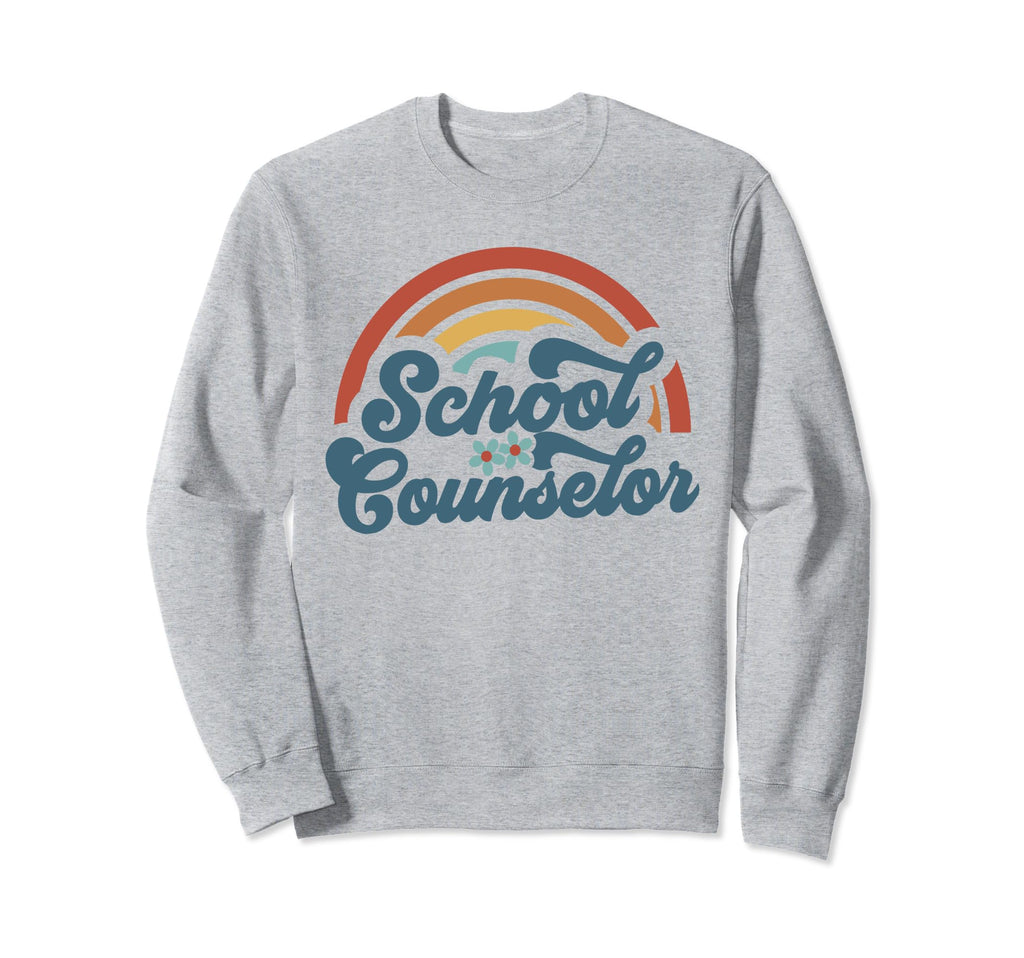 Counseling Office Rainbow Groovy Sweatshirt - Unique Graphic for Adults - T-Shirt, Sweatshirt, Hoodie