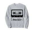 Distressed 80 S Audio Cassette Tape Sweatshirt - Novelty Apparel Men Women - T-Shirt, Sweatshirt, Hoodie