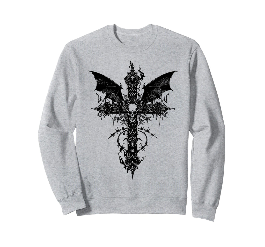 Y2K Metal Grunge Aesthetic Alt Goth Sweatshirt - Custom Art Print Unisex - T-Shirt, Sweatshirt, Hoodie