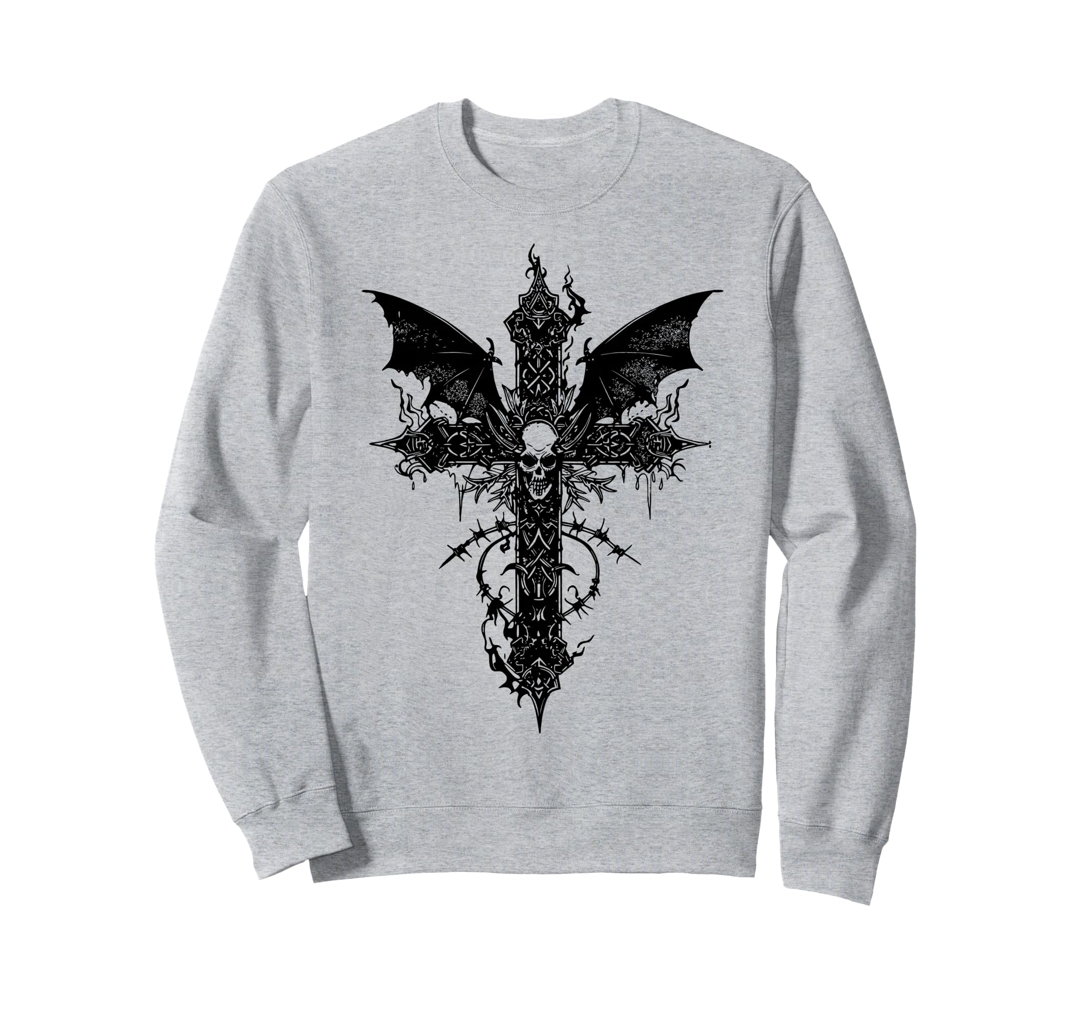 Y2K Metal Grunge Aesthetic Alt Goth Sweatshirt - Custom Art Print Unisex - T-Shirt, Sweatshirt, Hoodie