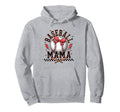 American Baseball Mama Mom Hoodie - Trendy Graphic for Adults - T-Shirt, Sweatshirt, Hoodie