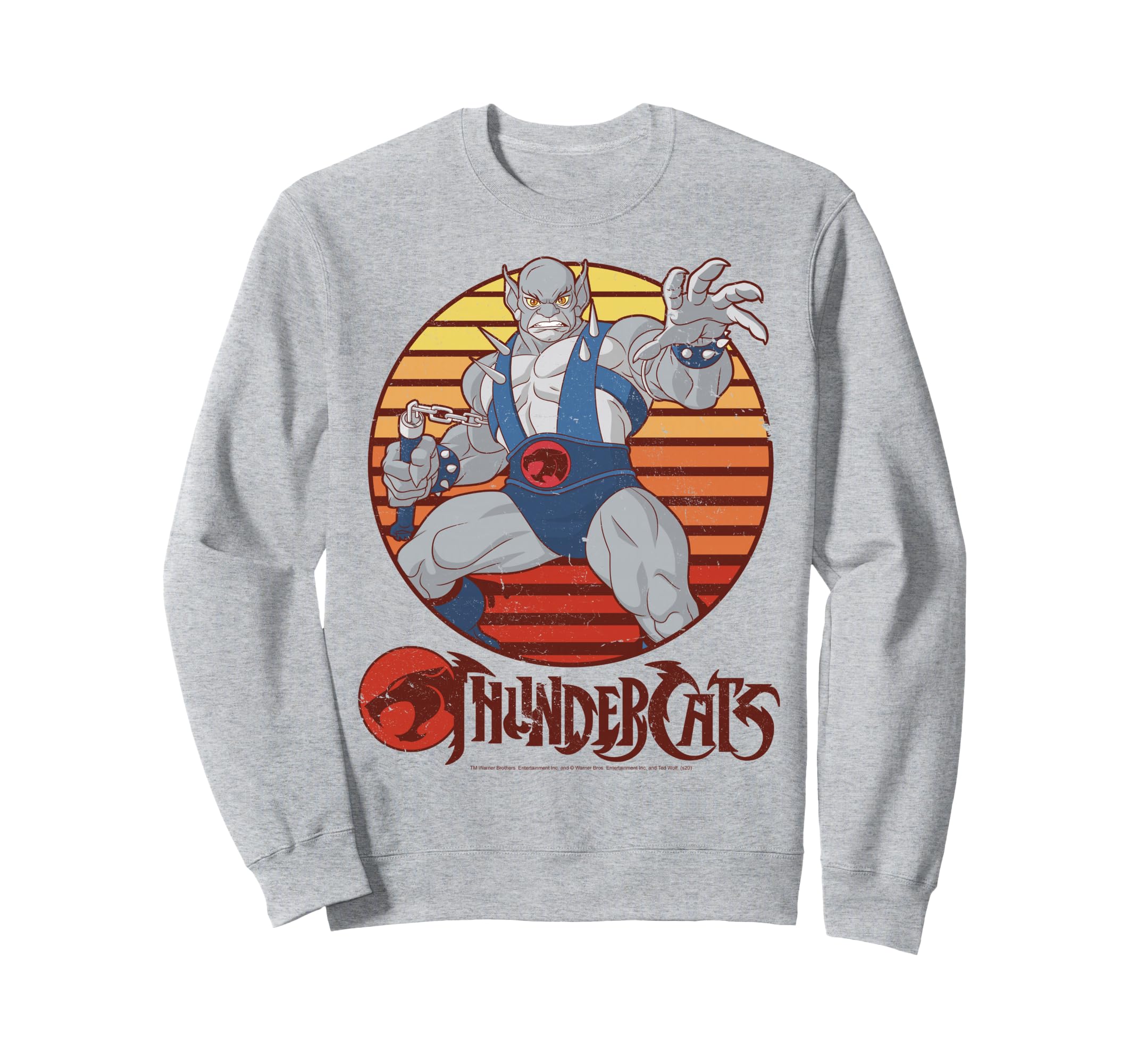 Thundercats Panthro Sunset Sweatshirt - Novelty Apparel Unisex - T-Shirt, Sweatshirt, Hoodie