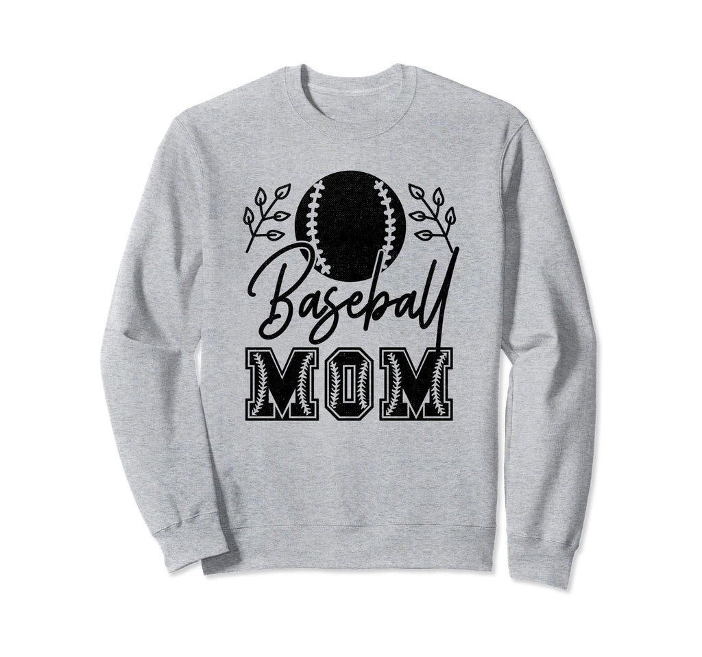 Baseball Mom Sport Sweatshirt - Streetwear Style for Adults - T-Shirt, Sweatshirt, Hoodie