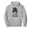 Soccer And Basketball Mom Messy Bun Busy Hoodie - Unique Graphic Men Women - T-Shirt, Sweatshirt, Hoodie