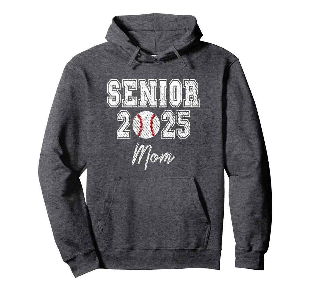 Class 2025 Senior Baseball Player Mom Hoodie - Minimalist Print Unisex - T-Shirt, Sweatshirt, Hoodie
