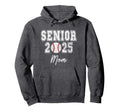 Class 2025 Senior Baseball Player Mom Hoodie - Minimalist Print Unisex - T-Shirt, Sweatshirt, Hoodie