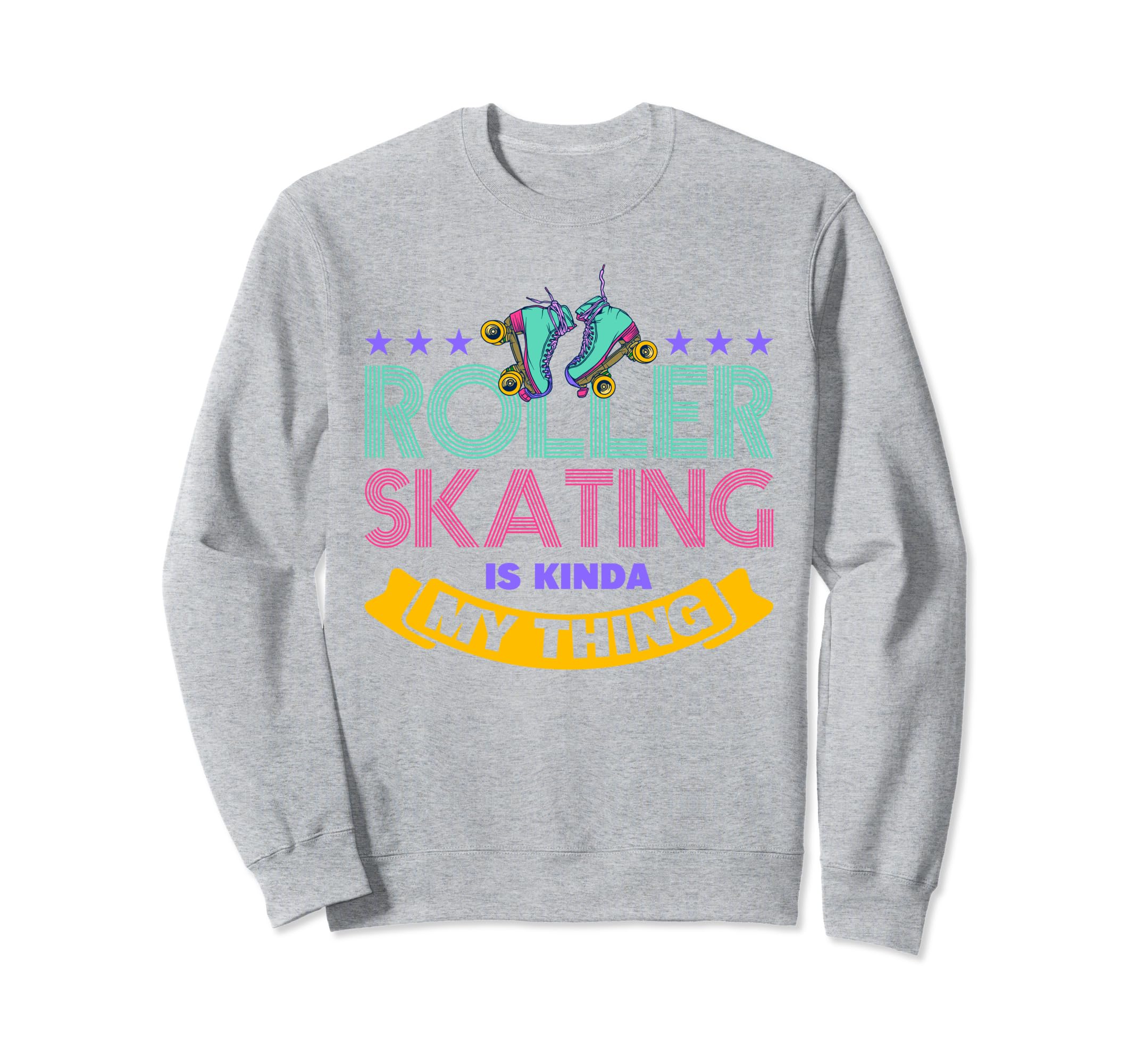 80S Roller Skating Rollerskate Sweatshirt - Streetwear Style for Adults - T-Shirt, Sweatshirt, Hoodie