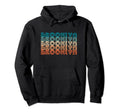 70S Brooklyn Distressed Typographic Hoodie - Fun Novelty Design Unisex - T-Shirt, Sweatshirt, Hoodie