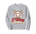 Tball Mom Baseball Essentials Mama Sweatshirt - Novelty Apparel for Adults - T-Shirt, Sweatshirt, Hoodie