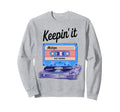 Old School Hip Hop 80S 90S Cassette Sweatshirt - Graphic Print Men Women - T-Shirt, Sweatshirt, Hoodie