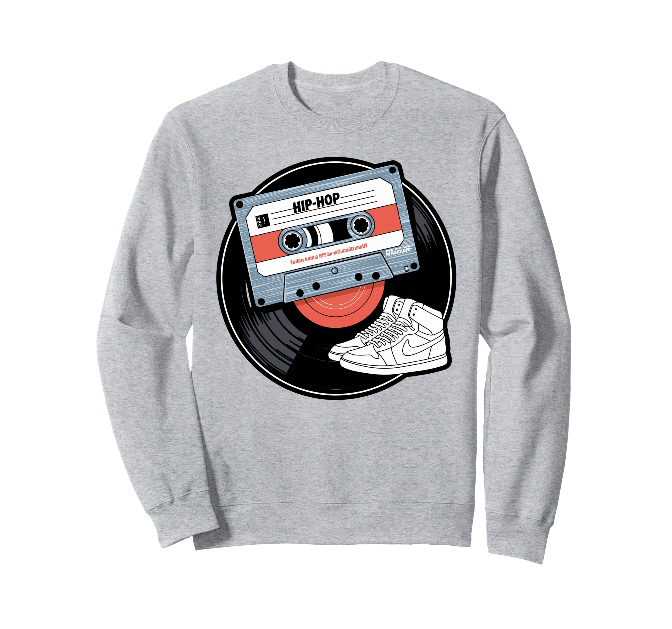 Cassette Tape Line Art Sweatshirt - Novelty Apparel for Adults - T-Shirt, Sweatshirt, Hoodie