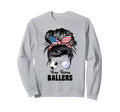Busy Raising Ballers Volleyball And Sweatshirt - Graphic Print Unisex - T-Shirt, Sweatshirt, Hoodie