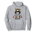 Loud And Proud Baseball Mom Messy Bun Hoodie - Aesthetic Graphic Men Women - T-Shirt, Sweatshirt, Hoodie