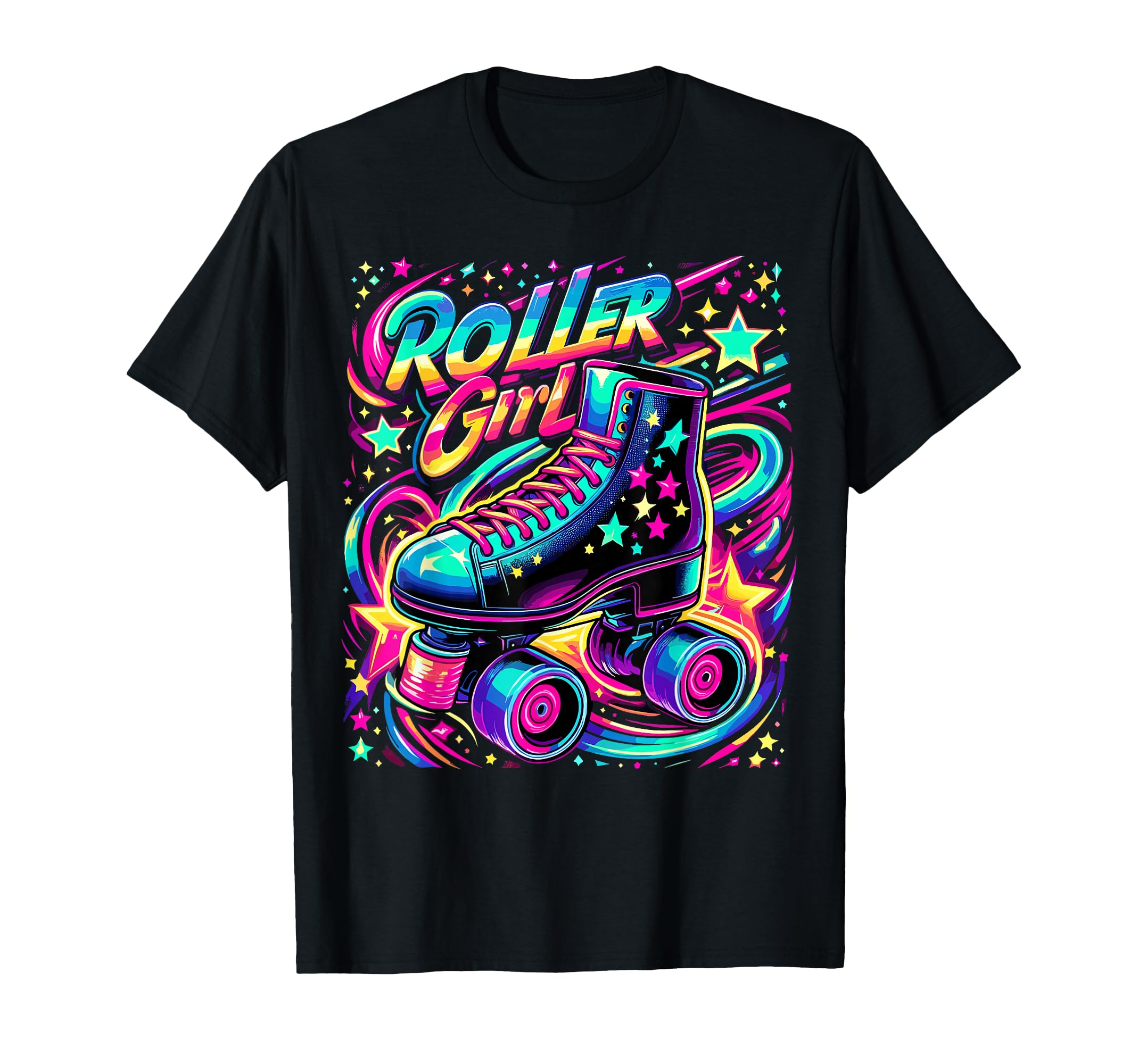 Roller Skater 90S 80S Skating T-Shirt - Casual Everyday Wear for Adults - T-Shirt, Sweatshirt, Hoodie