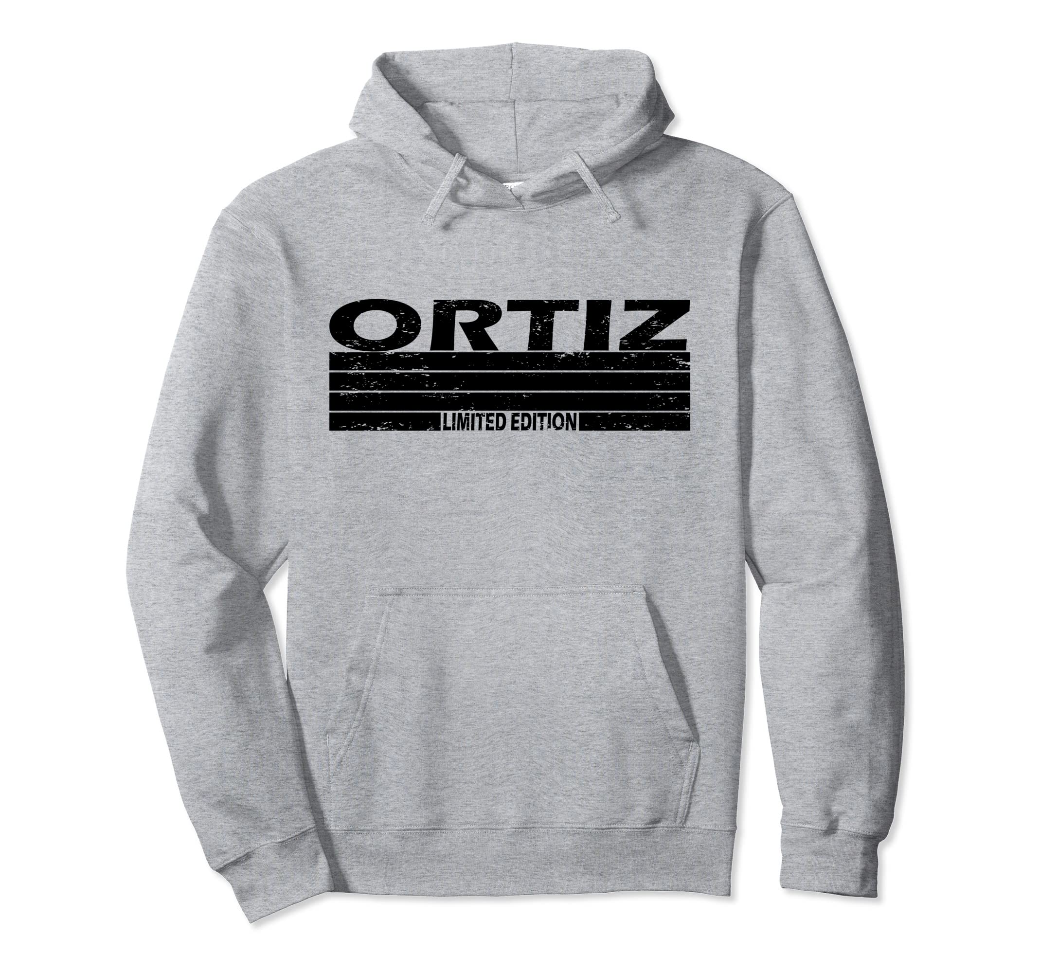 Ortiz Surname Sunset Hoodie - Streetwear Style for Adults - T-Shirt, Sweatshirt, Hoodie