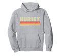 Hurley Home State 70S 80S Sunset Hoodie - Minimalist Print Men Women - T-Shirt, Sweatshirt, Hoodie