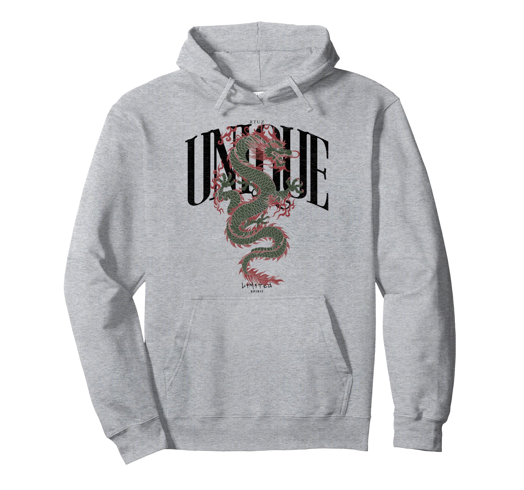 Aesthetic Dragon Streetwear Hoodie - Custom Art Print Men Women - T-Shirt, Sweatshirt, Hoodie