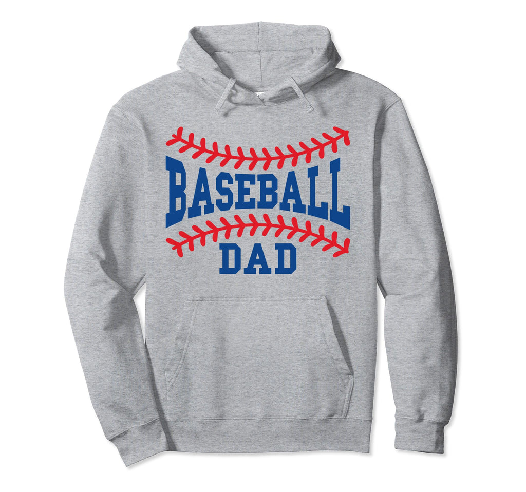 Baseball Dad Laces Little League Daddy Hoodie - Streetwear Style Men Women - T-Shirt, Sweatshirt, Hoodie