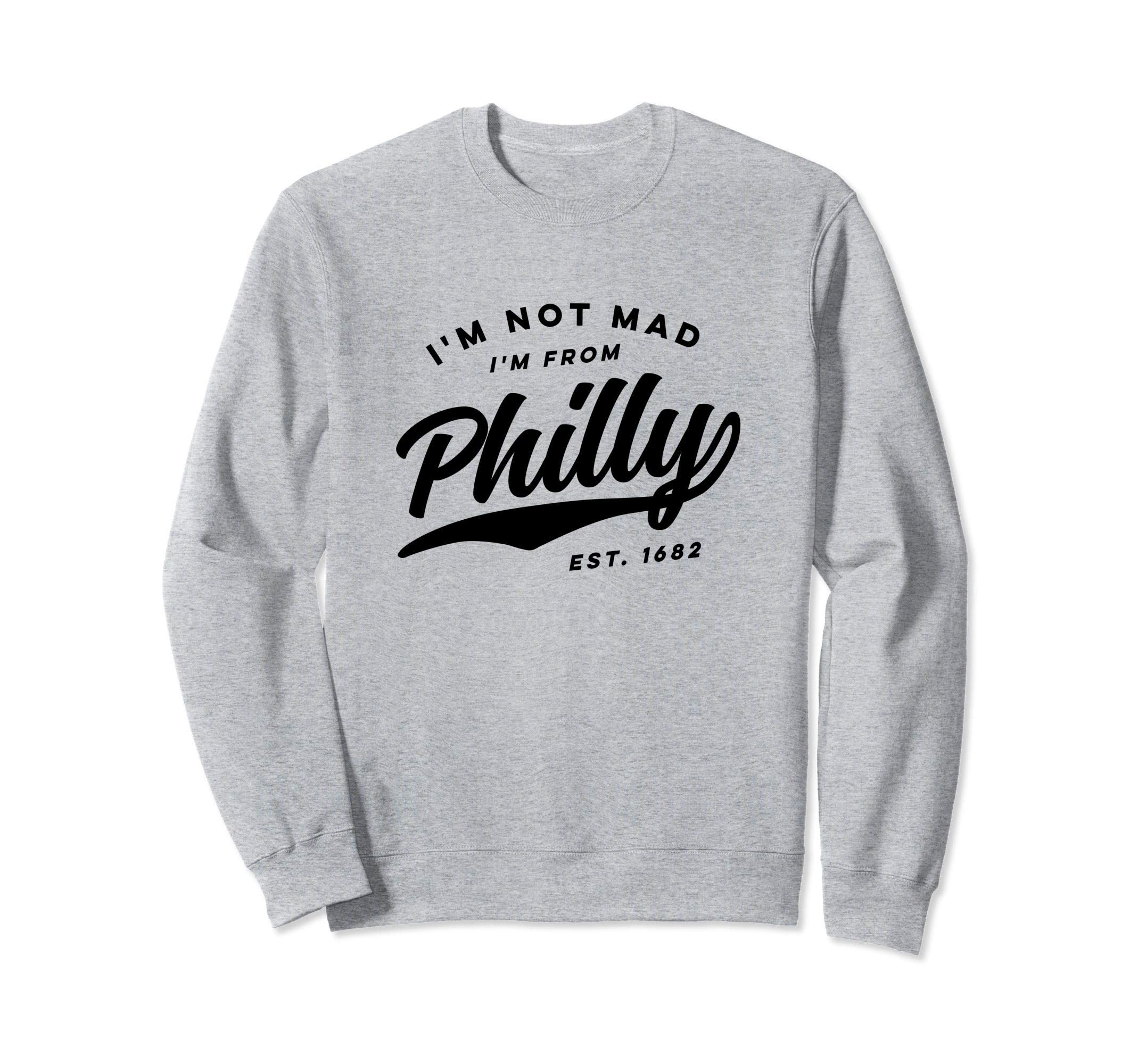 Im Not Mad Im From Philly 1970S Sweatshirt - Custom Art Print Unisex - T-Shirt, Sweatshirt, Hoodie