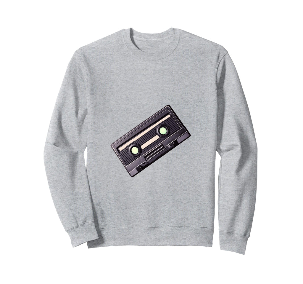 Cassette Tape Music Sweatshirt - Casual Everyday Wear Unisex - T-Shirt, Sweatshirt, Hoodie