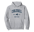 Cobleskill New York Ny Athletic Navy Hoodie - Graphic Print Men Women - T-Shirt, Sweatshirt, Hoodie