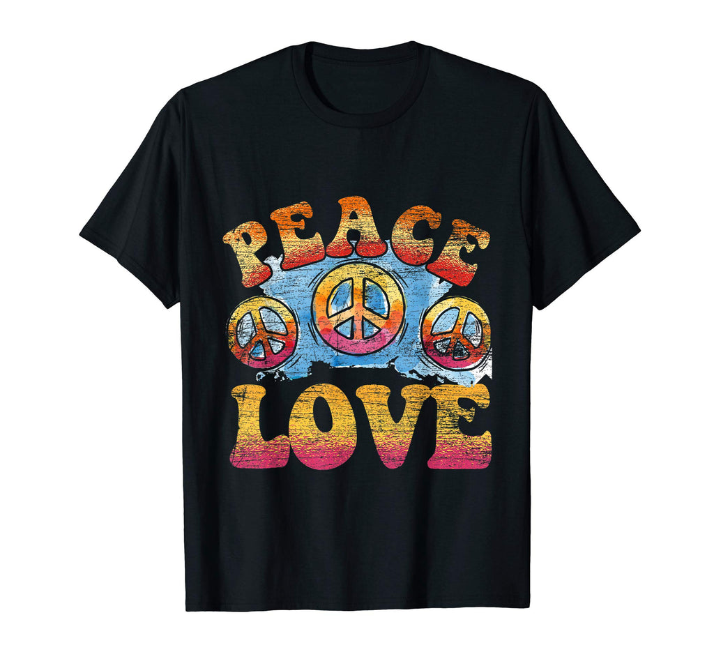 Hippie Peace Sign Gift T-Shirt - Minimalist Print for Adults - T-Shirt, Sweatshirt, Hoodie