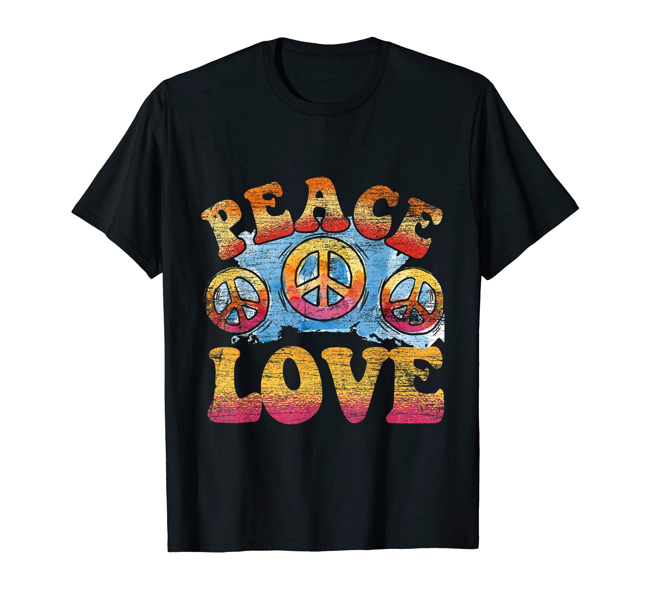 Hippie Peace Sign Gift T-Shirt - Minimalist Print for Adults - T-Shirt, Sweatshirt, Hoodie