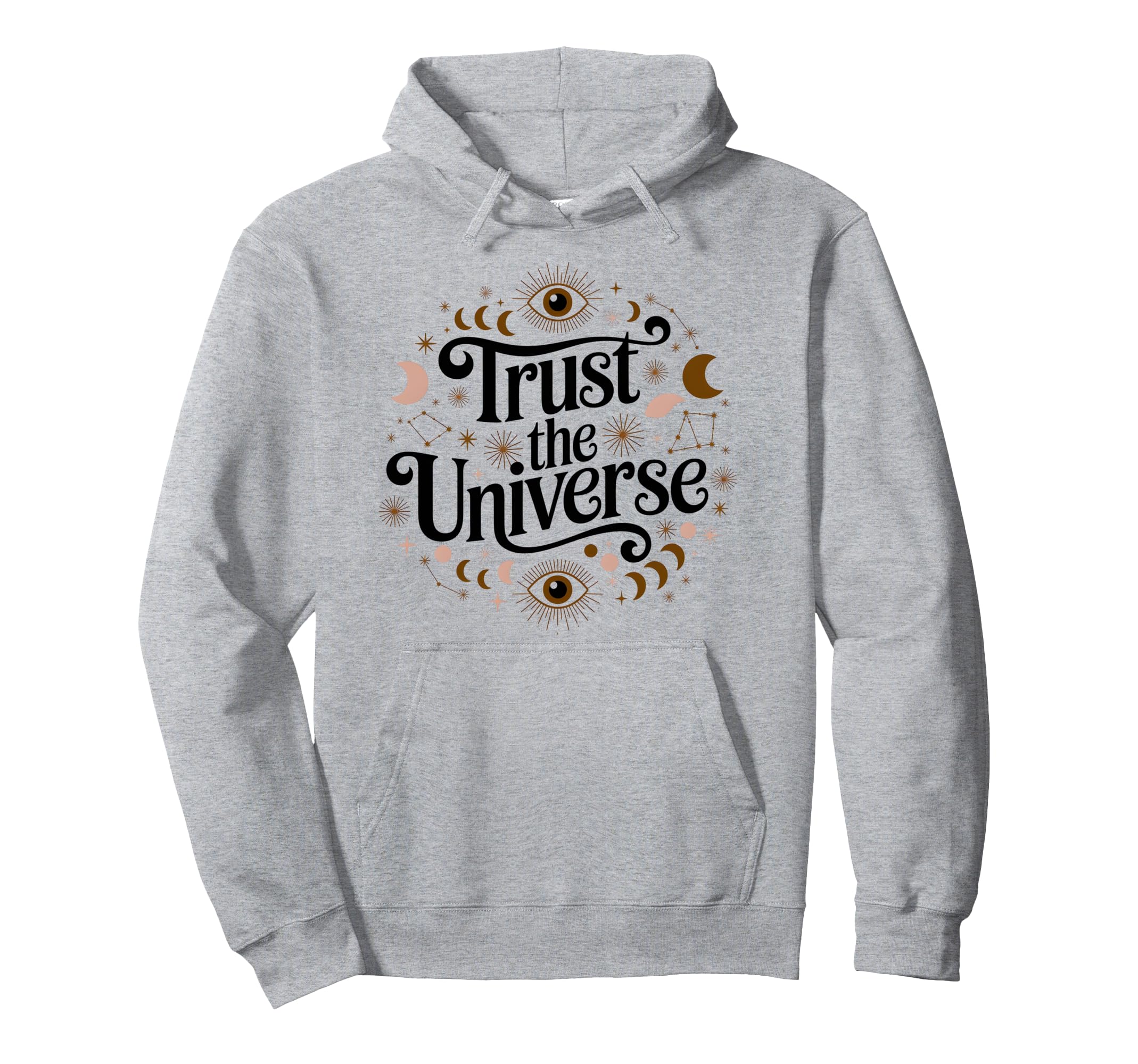 Trust Universe Celestial Boho Energy Hoodie - Graphic Print Men Women - T-Shirt, Sweatshirt, Hoodie