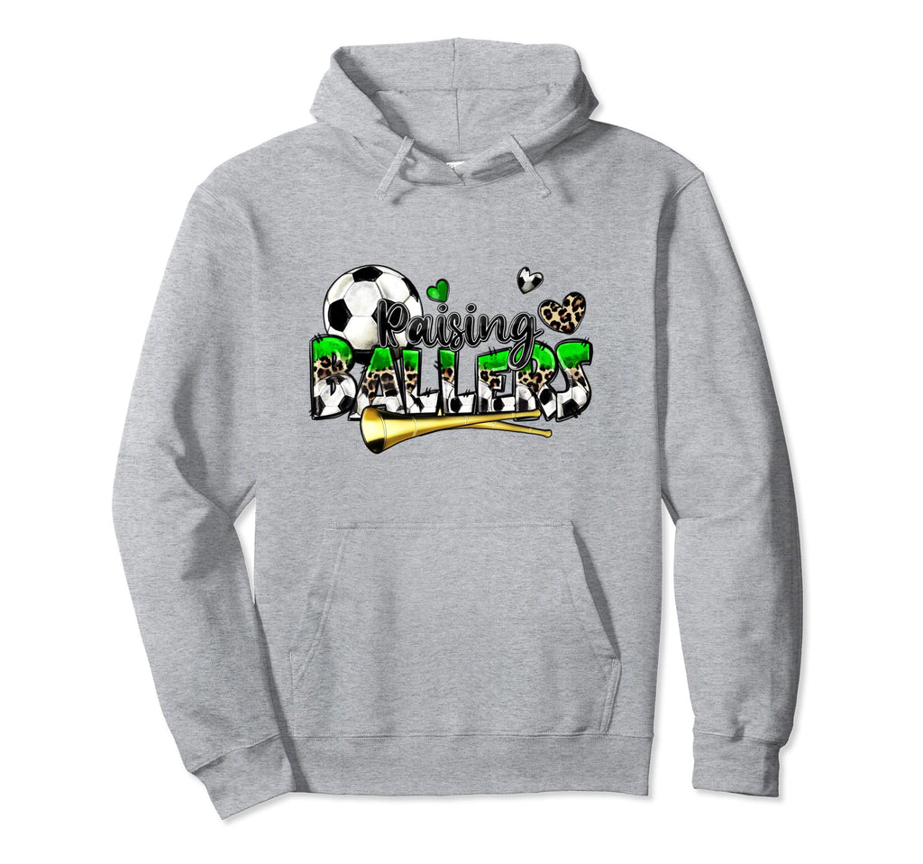 Raising Ballers Baseball Love Hoodie - Novelty Apparel for Adults - T-Shirt, Sweatshirt, Hoodie