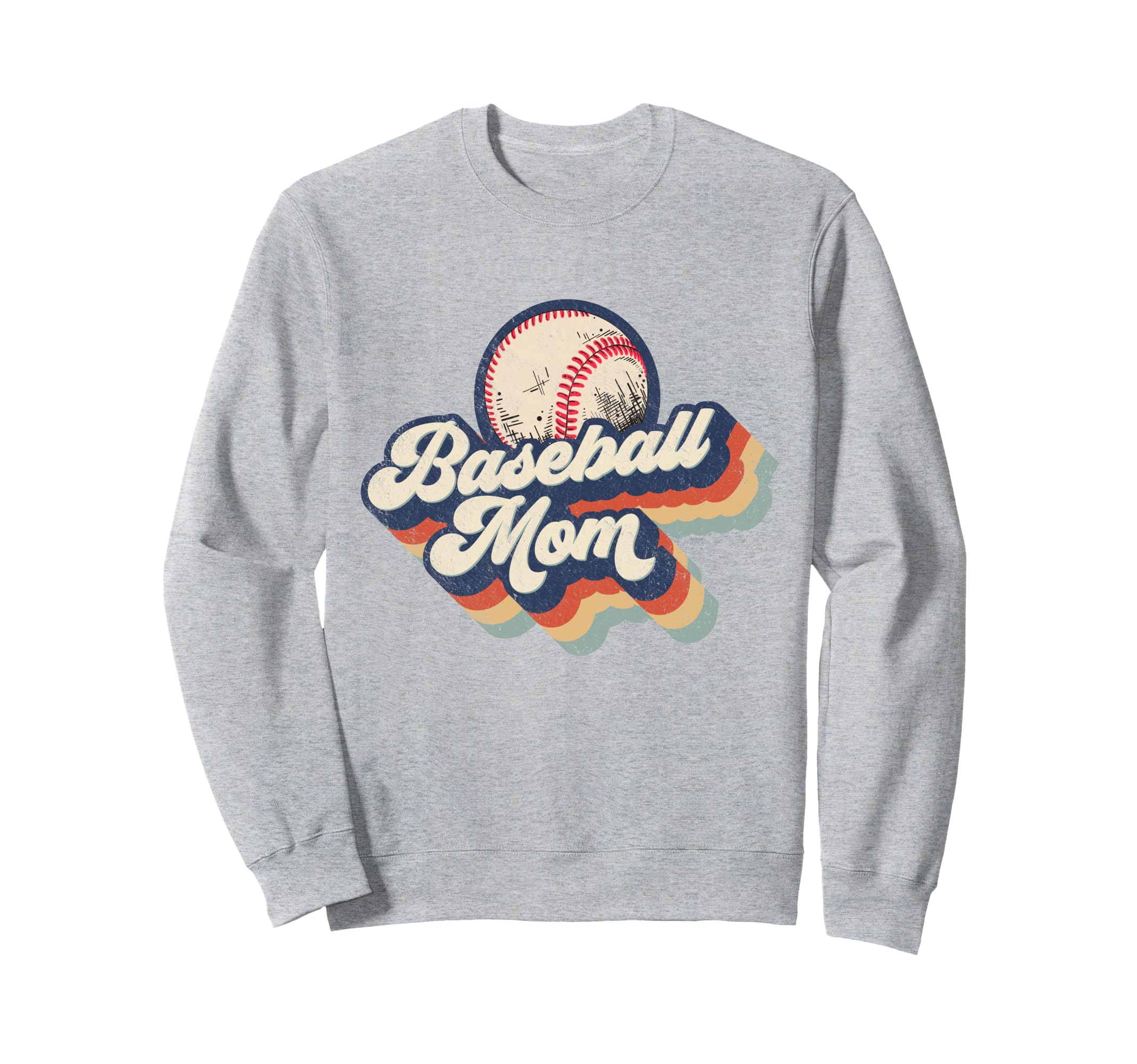 Baseball Mom Sweatshirt - Casual Everyday Wear Men Women - T-Shirt, Sweatshirt, Hoodie