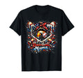 Drip Baseball Mama Patriotic Messy T-Shirt - Aesthetic Graphic Men Women - T-Shirt, Sweatshirt, Hoodie
