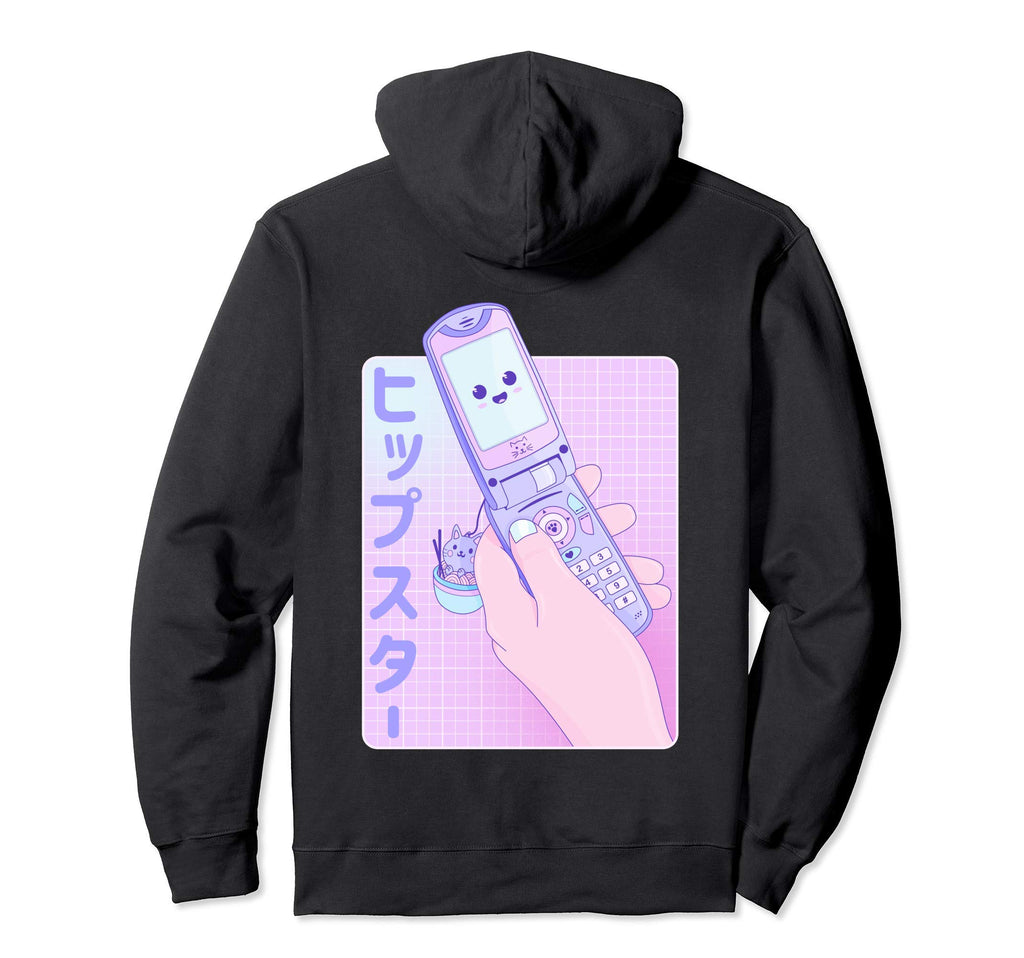 Vaporwave 90S Japanese Lofi Hoodie - Casual Everyday Wear for Adults - T-Shirt, Sweatshirt, Hoodie