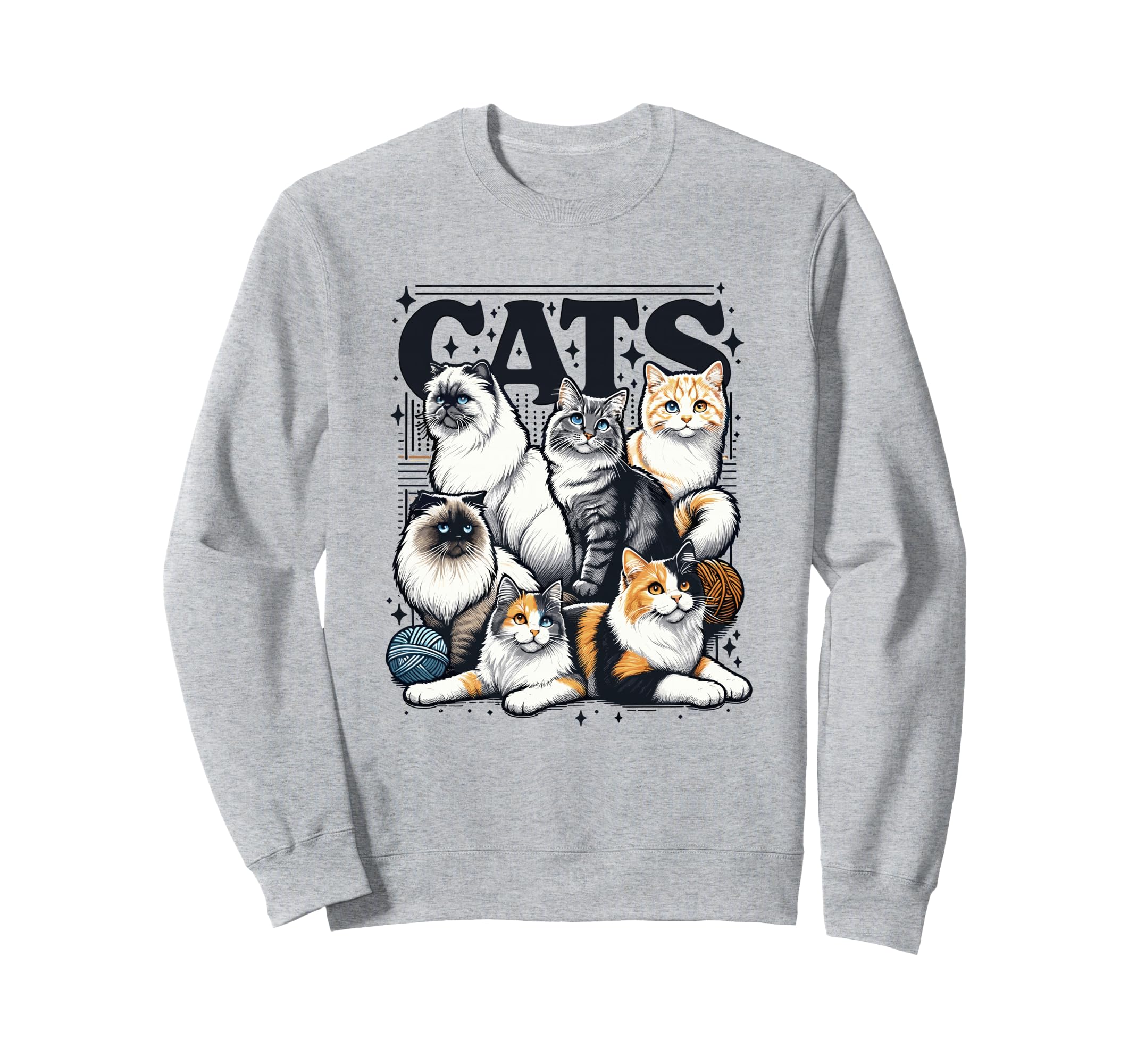 Cat Bootleg Grunge 90S Sweatshirt - Graphic Print Men Women - T-Shirt, Sweatshirt, Hoodie