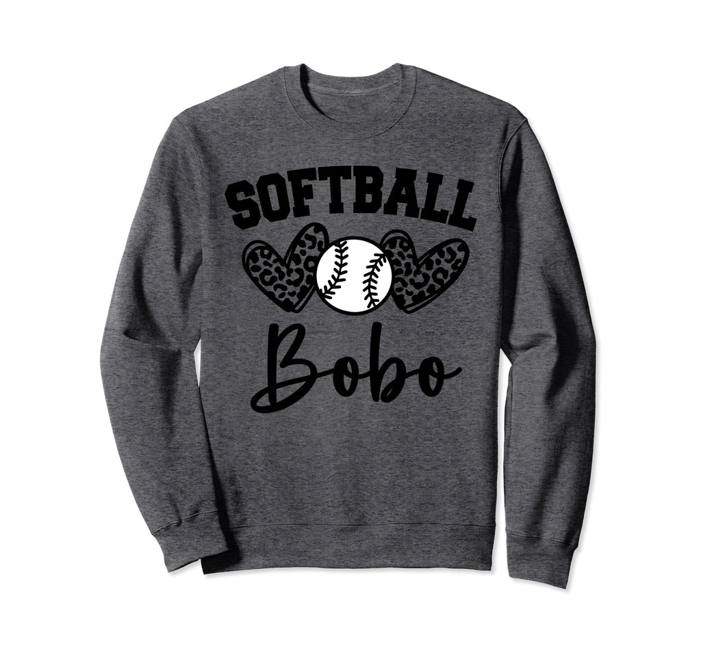 Personalized Baseball Heart Bobo Sweatshirt - Graphic Print Men Women - T-Shirt, Sweatshirt, Hoodie