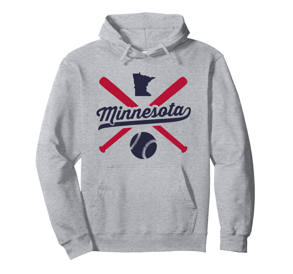 Minnesota Baseball State Pride Love Hoodie - Minimalist Print for Adults - T-Shirt, Sweatshirt, Hoodie
