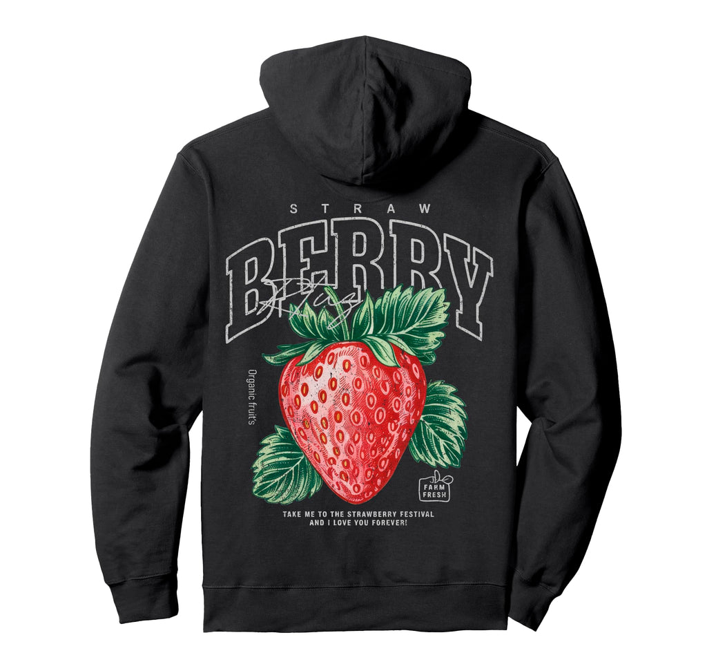 Fruit Y2K Back Streetwear Hoodie - Custom Art Print Men Women - T-Shirt, Sweatshirt, Hoodie
