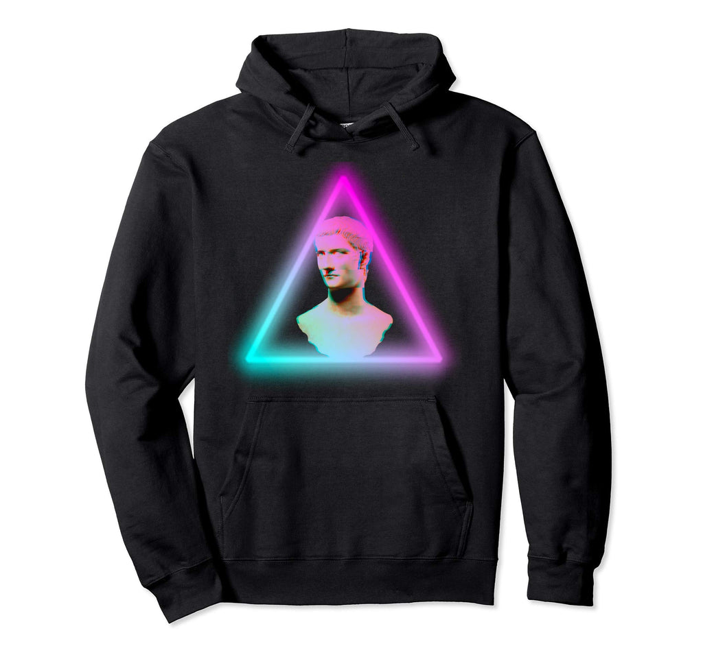 Vaporwave Greek Statue Product Hoodie - Casual Everyday Wear for Adults - T-Shirt, Sweatshirt, Hoodie