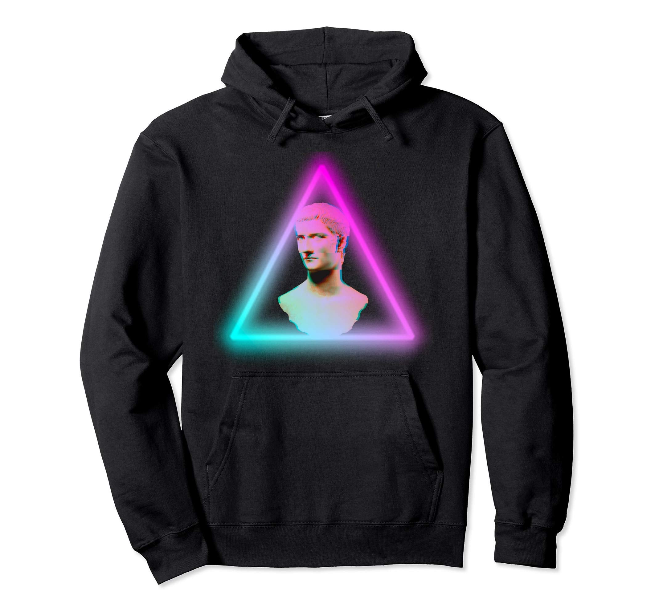 Vaporwave Greek Statue Product Hoodie - Casual Everyday Wear for Adults - T-Shirt, Sweatshirt, Hoodie