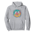 Peace Sign Hippie Floral Hoodie - Casual Everyday Wear for Adults - T-Shirt, Sweatshirt, Hoodie