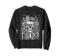 Skull Cat Skeleton Kitty Kitten Sweatshirt - Graphic Print Men Women - T-Shirt, Sweatshirt, Hoodie