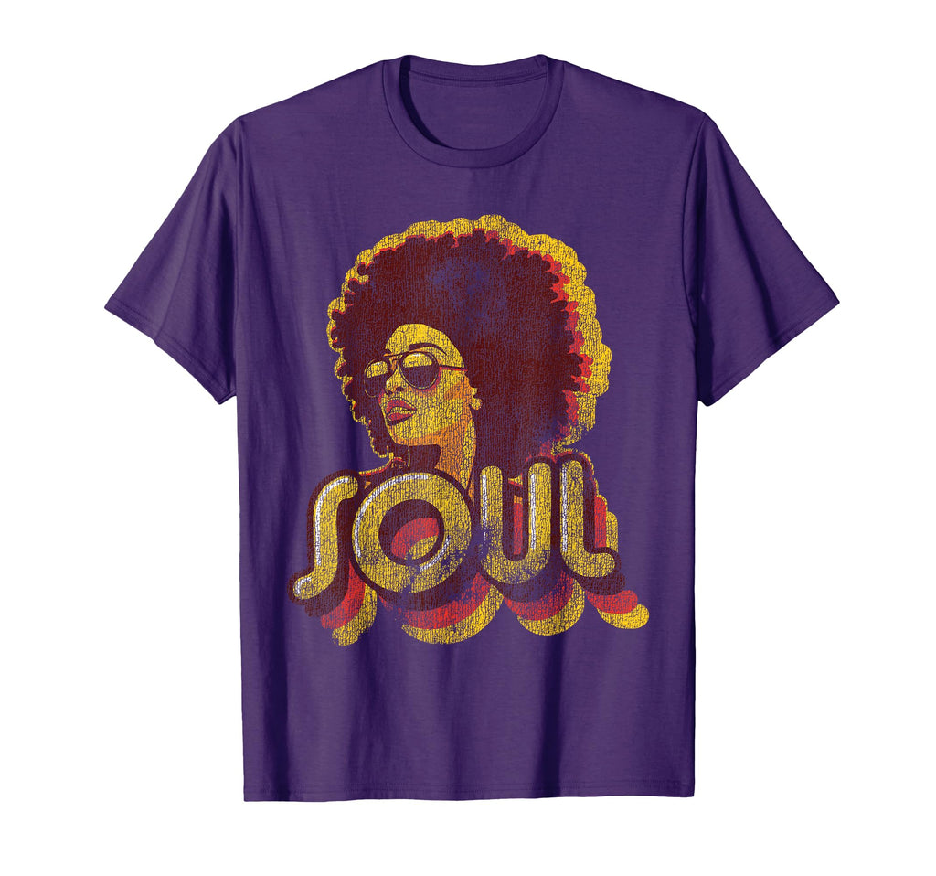 70S Funk Afro Soul 70S Soul T-Shirt - Fun Novelty Design Unisex - T-Shirt, Sweatshirt, Hoodie