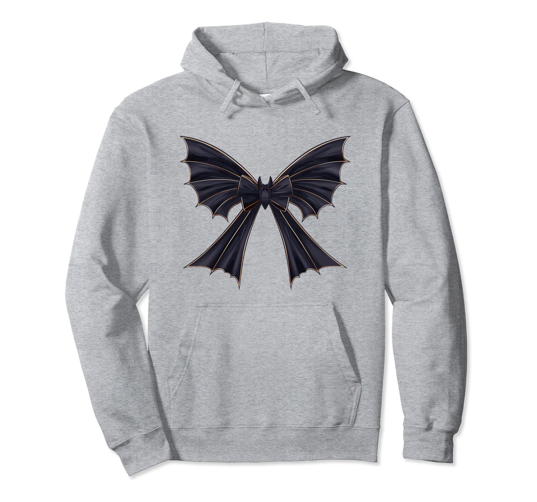 Bat Coquette Bow Halloween Bow Hoodie - Streetwear Style Men Women - T-Shirt, Sweatshirt, Hoodie